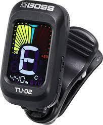 BOSS TU-02 CLIP-ON TUNER AFINADOR CROMATICO 