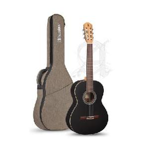 ALHAMBRA 1C Black Satin + Funda 9730 GUITARRA ESPAÑOLA