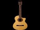 JOSE GOMEZ F80NAC-CEQ Flame Sicom Cutway E GUITARRA ESPAÑOLA