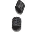 YELLOW SET BOTONERA METÁLICA FENDER STYLE (2 UNIDADES) NEGRO