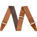 FENDER CORREA ELECT 2" TOOLED LEATHER BRN