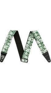 FENDER CORREA ELECT 2" HAWAIIAN STRAP GREEN FLORAL