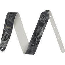 FENDER  TIE DYE LEATHER BLACK CORREA ELECT