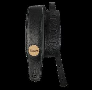 BASSO CUERO NEGRO CORREA GUITARRA BAJO
