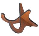 ADMIRA SOPORTE UKELELE / VIOLIN / MANDOLINA / BANJO MADERA