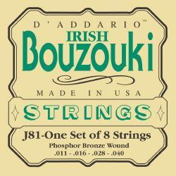 DADDARIO J-81 JUEGO BOUZOUKI IRLANDES 
