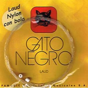 GATO NEGRO CUERDA LAUD NYLON 2ª