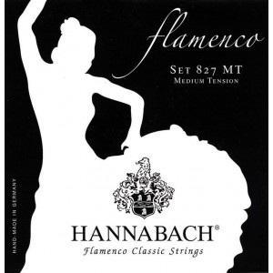 HANNABACH JUEGO ESPAÑOLA 827 MT NEGRO FLAMENCO