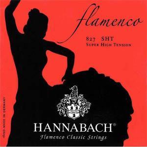 HANNABACH JUEGO ESPAÑOLA 827 SHT ROJA FLAMENCO