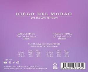 KNOBLOCH DIEGO DEL MORAO JUEGO ESP FLAMENCO 33.5 MED Tension