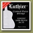 LUTHIER JUEGO ESPAÑOLA CONCERT DARK SILVER SET 35