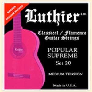 LUTHIER JUEGO ESPAÑOLA POPULAR SUPREME MEDIUM LU-20