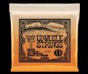 ERNIE BALL JUEGO UKELELE CONCERT/SOPRANO CLEAR NYLON EB2329