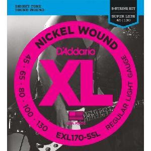 DADDARIO EXL-170-5SL SUPER LONG SCALE JUEGO BAJO