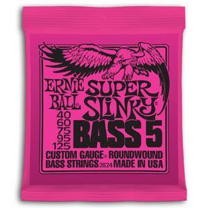 ERNIE BALL SUPER SLINKY EB2824 5C 40-125 JUEGO BAJO