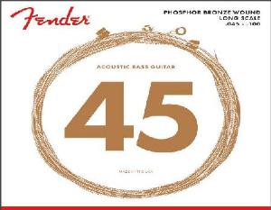 FENDER PHOSPHOR BRONZE 45 - 100  ACOUSTIC JUEGO BAJO