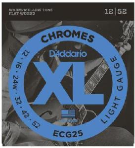 DADDARIO CHROMES ECG-25 (012-052) JUEGO ELECTRICA