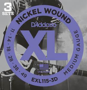 DADDARIO EXL-115-3D (011-049) (3SETS) JUEGO ELECTRICA