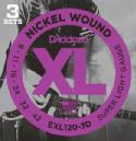 DADDARIO EXL-120-3D (009-042) (3 SETS) JUEGO ELECTRICA