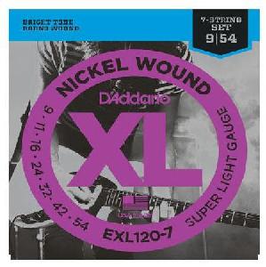 DADDARIO EXL-120 7 CUERDAS (009-054) JUEGO ELECTRICA
