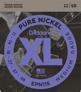 DADDARIO EPN-115 PURE NICKEL (011-048) JUEGO ELECTRICA