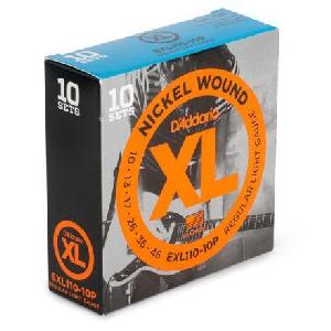 DADDARIO EXL-110-10P (010-046) PACK 10 JUEGO ELECTRICA 