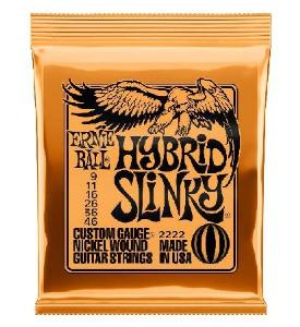 ERNIE BALL HYBRID SLINKY EB2222 09-46 JUEGO ELECTRICA