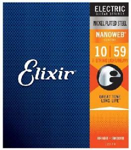 ELIXIR NANOWEB ANTIRUST 7 CUERDAS 10-59 JUEGO ELECTRICA