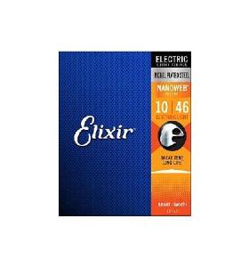 ELIXIR NANOWEB ANTIRUST 12 CUERDAS 10-46 JUEGO ELECTRICA