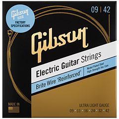 GIBSON JUEGO ELECTRICA BRITE WIRES 009-042