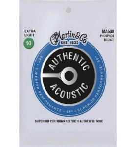 MARTIN AUTHENTIC SP PHOSPHOR BRONZE 010/047 JUEGO ACUST