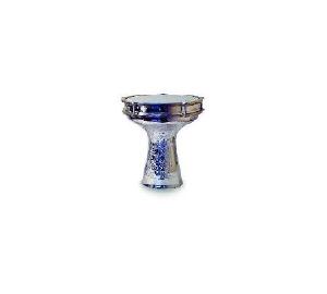 DARBUKA TURCA ALUMINIO GRABADO 18,5cm