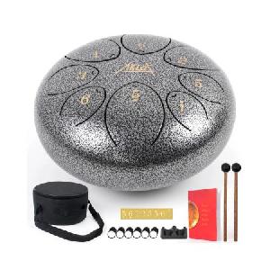 SANS LUTHIER TONGUE DRUM 8 NOTAS 6" PLATA