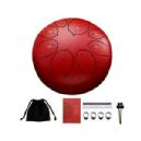 SANS LUTHIER TONGUE DRUM 8 NOTAS 6" ROJO