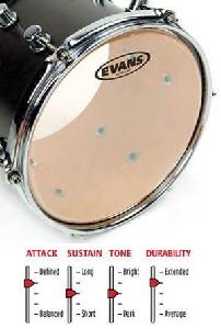 EVANS CLEAR TTG2 18" PARCHE