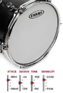 EVANS BG2 COATED 10" PARCHE