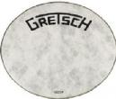GRETSCH RESONANTE 18" FIBERSKIN LOGO BLACK GRDHFS18B PARCHE 