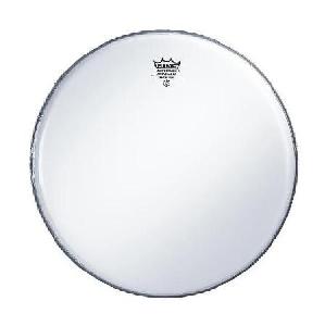 REMO AMBASSADOR SMOOTH WHITE 22" BOMBO BR-1222-00 PARCHE