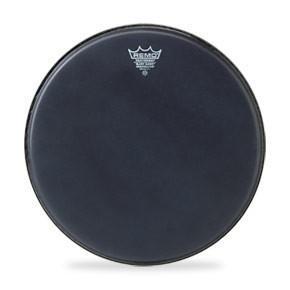REMO AMBASSADOR BLACK SUEDE 13" BA-0813-ES PARCHE