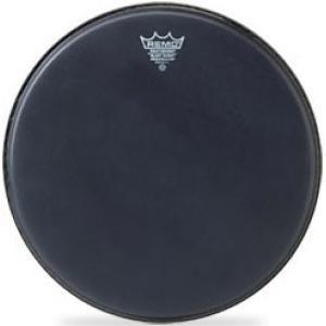 REMO AMBASSADOR BLACK SUEDE 14" BA-0814-ES PARCHE