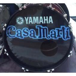 YAMAHA  / CASAMARTI Logo BK PARCHE RESO 18"