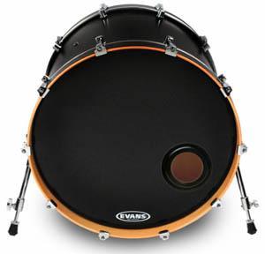 EVANS RESONANTE 24" BK 5" PARCHE