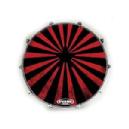 EVANS RESONANTE BOMBO INKED 22" GSB PARCHE
