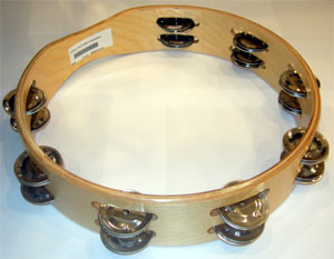 JINBAO SONAJA SIN PARCHE 25cm T1016 PANDERETA 