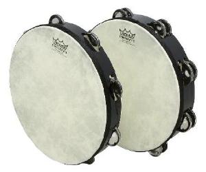REMO WORLD PERCUSSION 10" DOBLE FILA PANDERETA