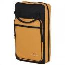 ORTOLA 8 COMPARTIMENTOS NEGRO / NARANJA FUNDA BAQUETAS 