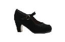 ROBERTO GARRUDO ZAPATO FLAMENCO ANTE NEGRO TALLA 39