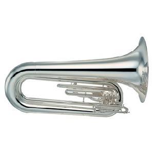 YAMAHA TUBA DE MARCHA SIb YBB-202 MS WOC (PLATEADA)