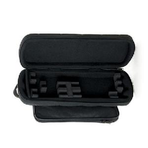 BAGS ESTUCHE FLAUTA + FLAUTIN MINI FIBRA NEGRO MATE