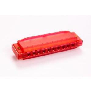 HOHNER TRANSLUCENT HARP C ROJO ARMONICA 